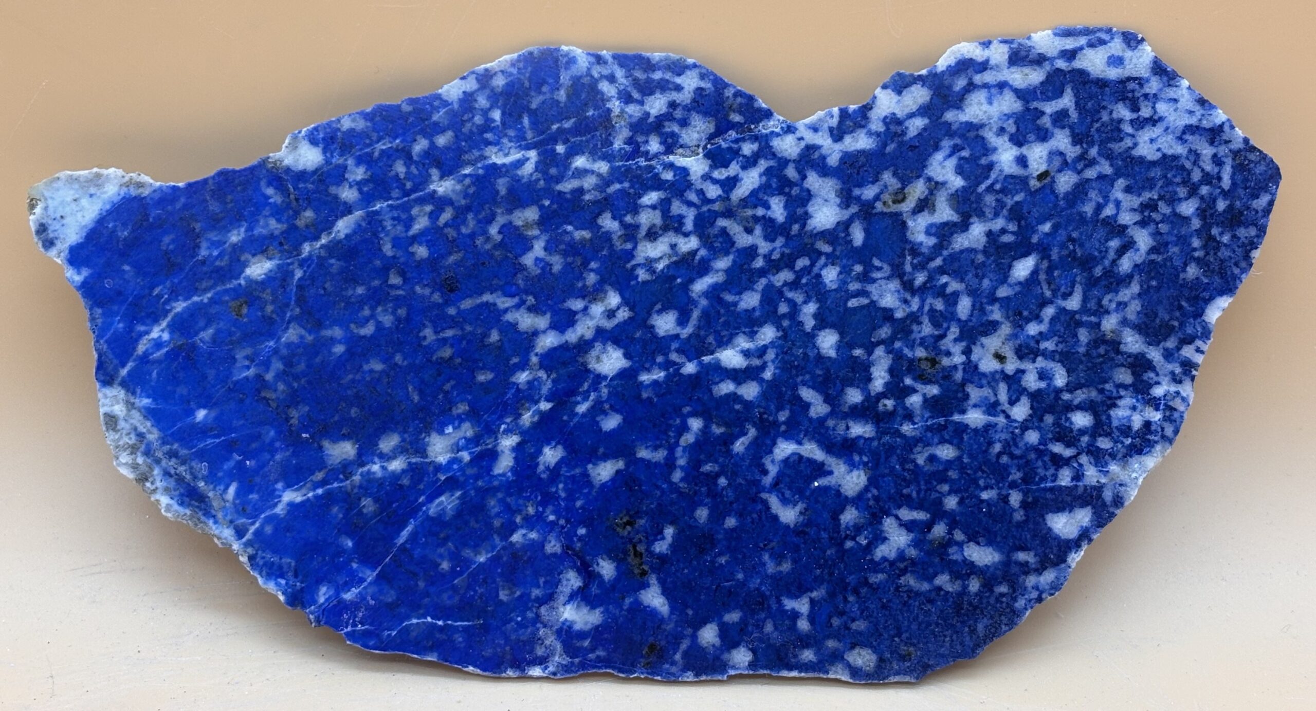 Lapislazuli-Dünnschliff