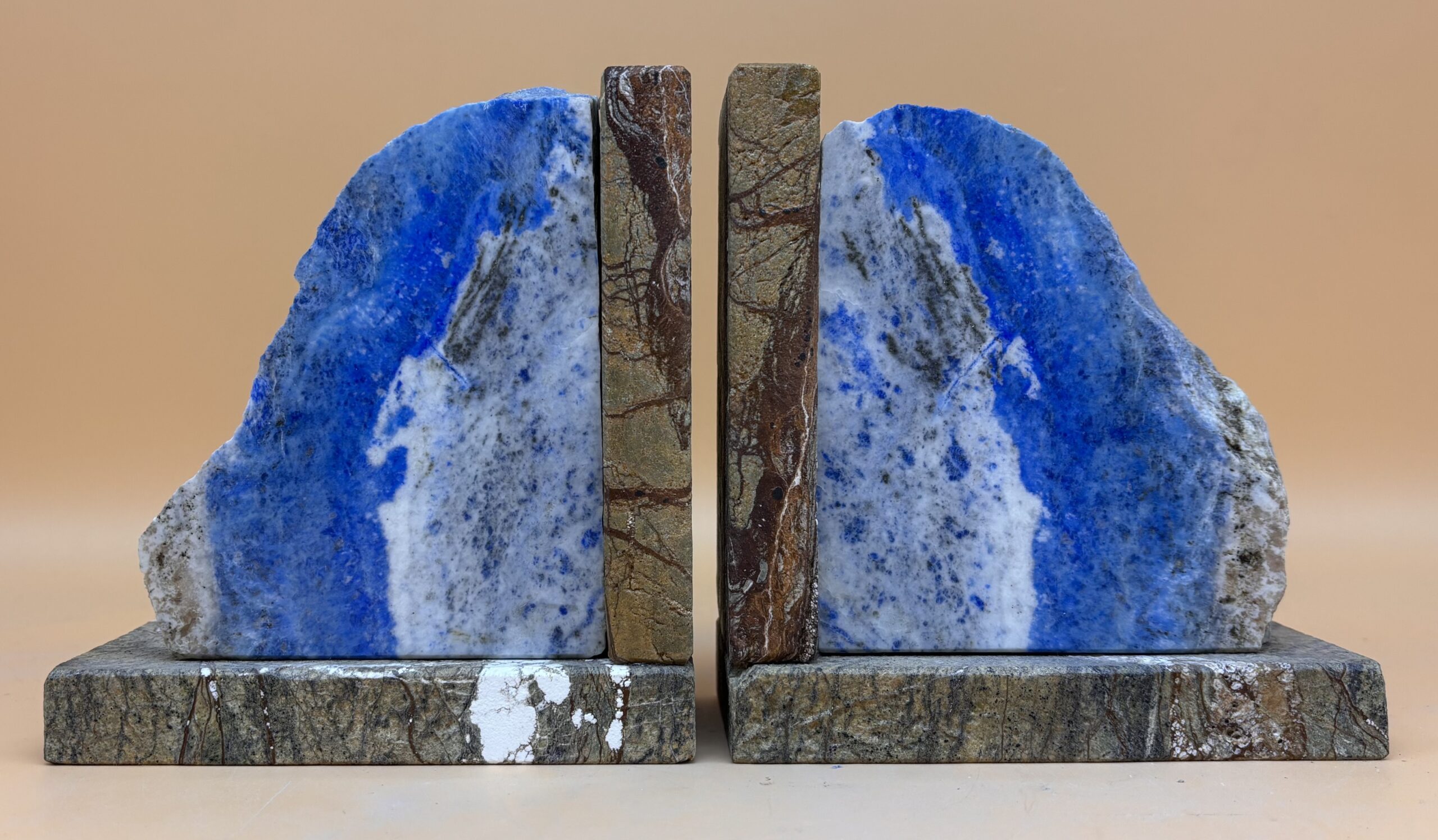 Buchstützen Lapislazuli