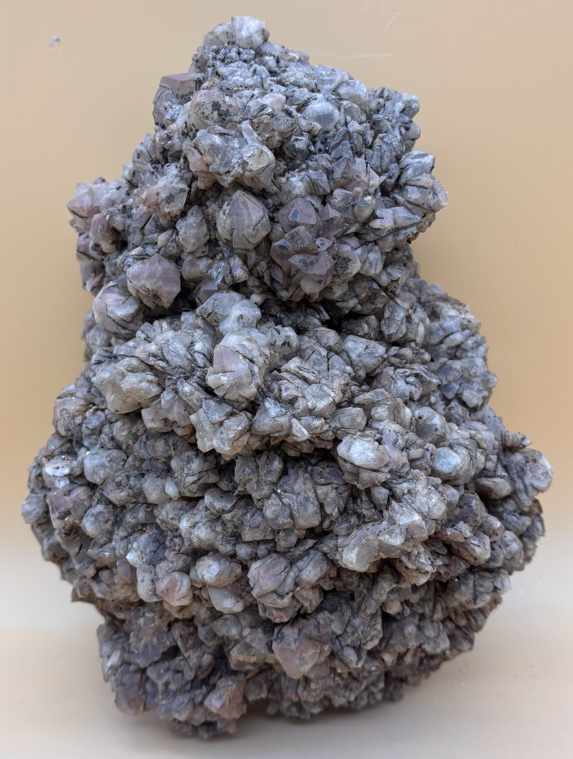 ß-Quarz-Kristall-Aggregat