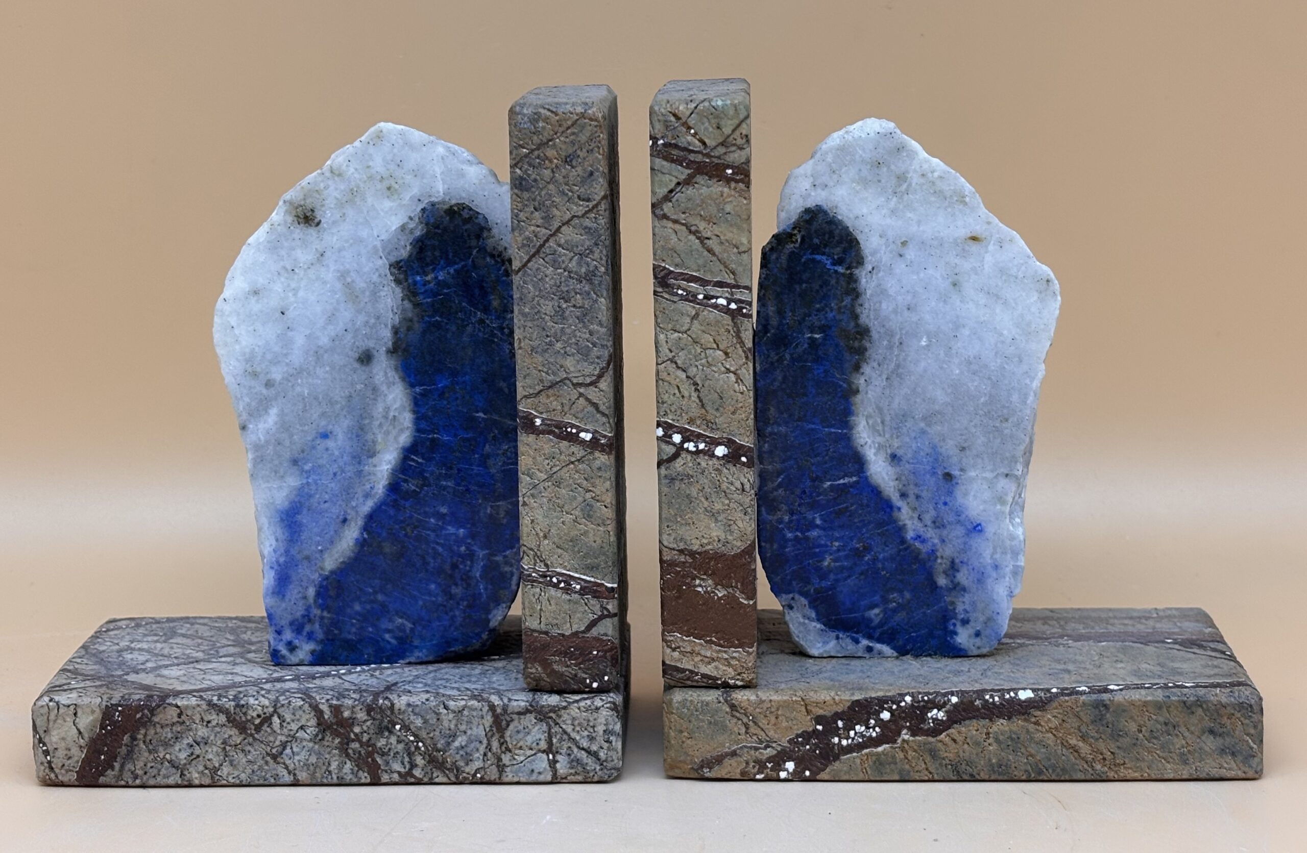 Lapislazuli Buchstützen