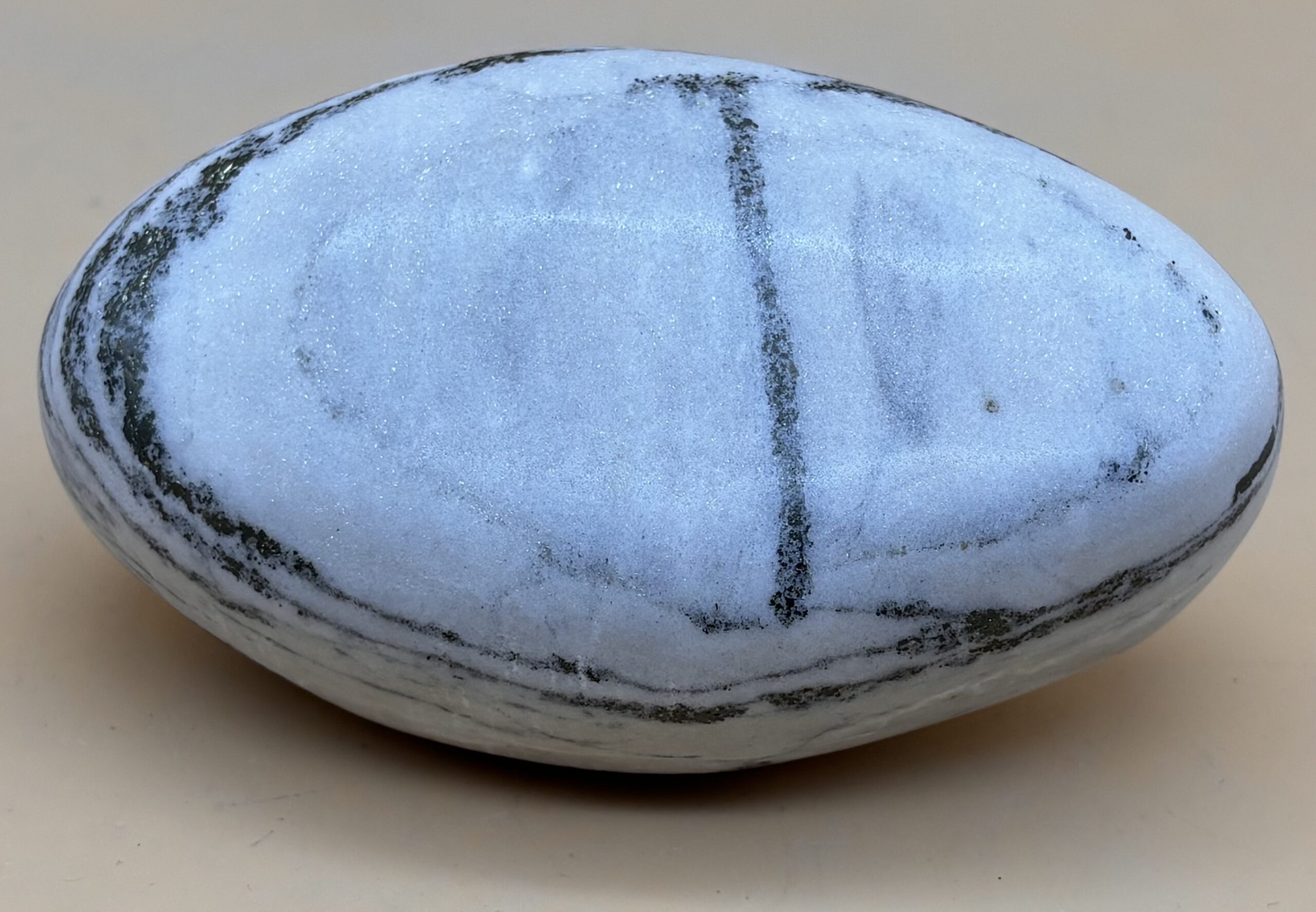 Massagestein Goldmarmor