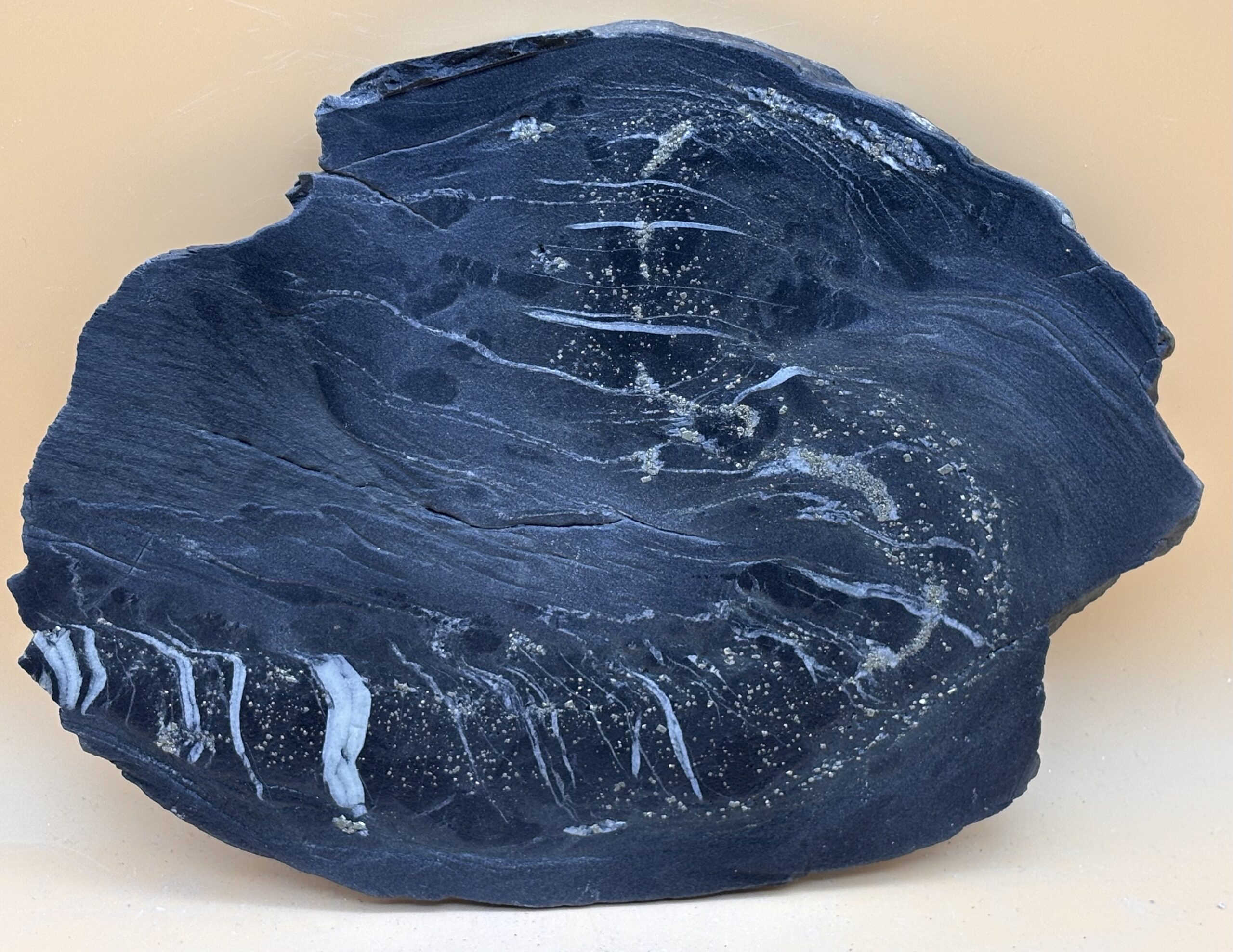 Nolla Pyrit Schiefer Platte