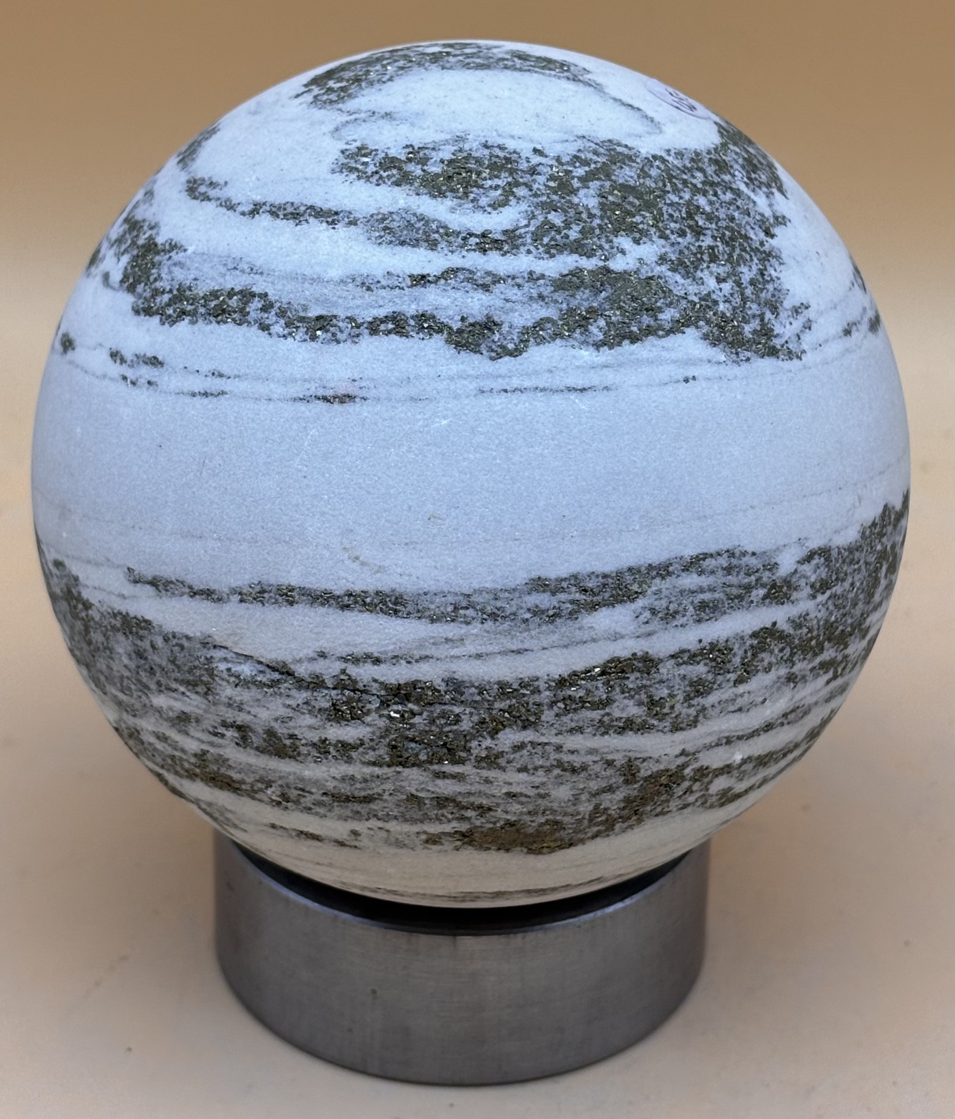 Steinkugel Goldmarmor